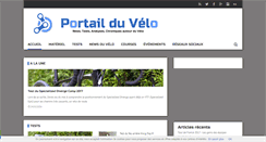 Desktop Screenshot of portailduvelo.fr
